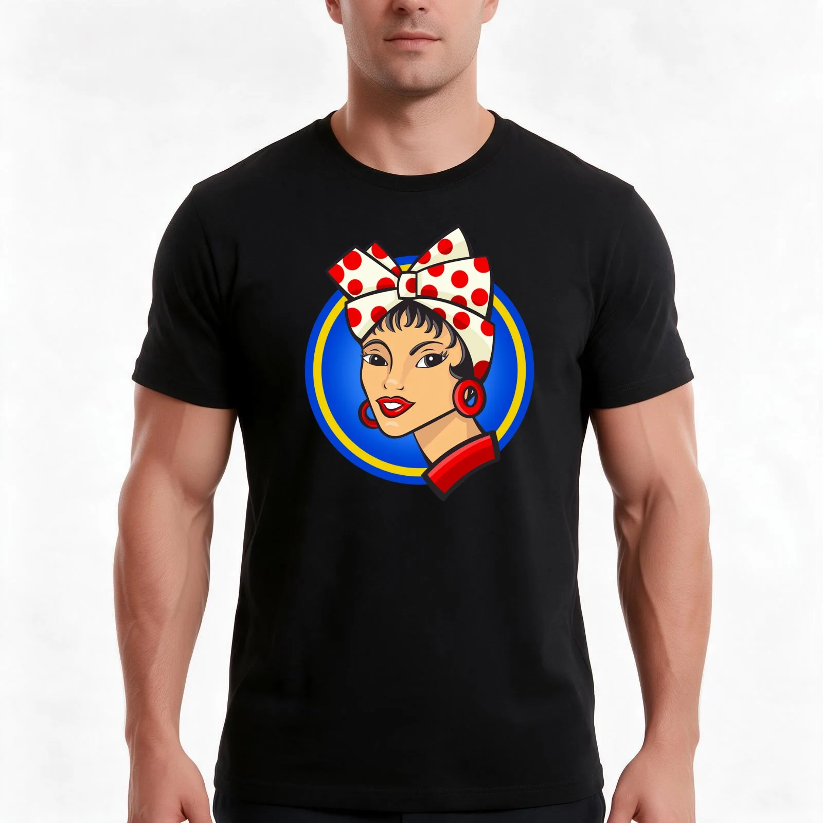 Flour Bread New Logo T-Shirt, Summer Casual Cotton Tee, Oversized Streetwear Tops, Vintage Graphic Print, Loose Fit Short Sleeve