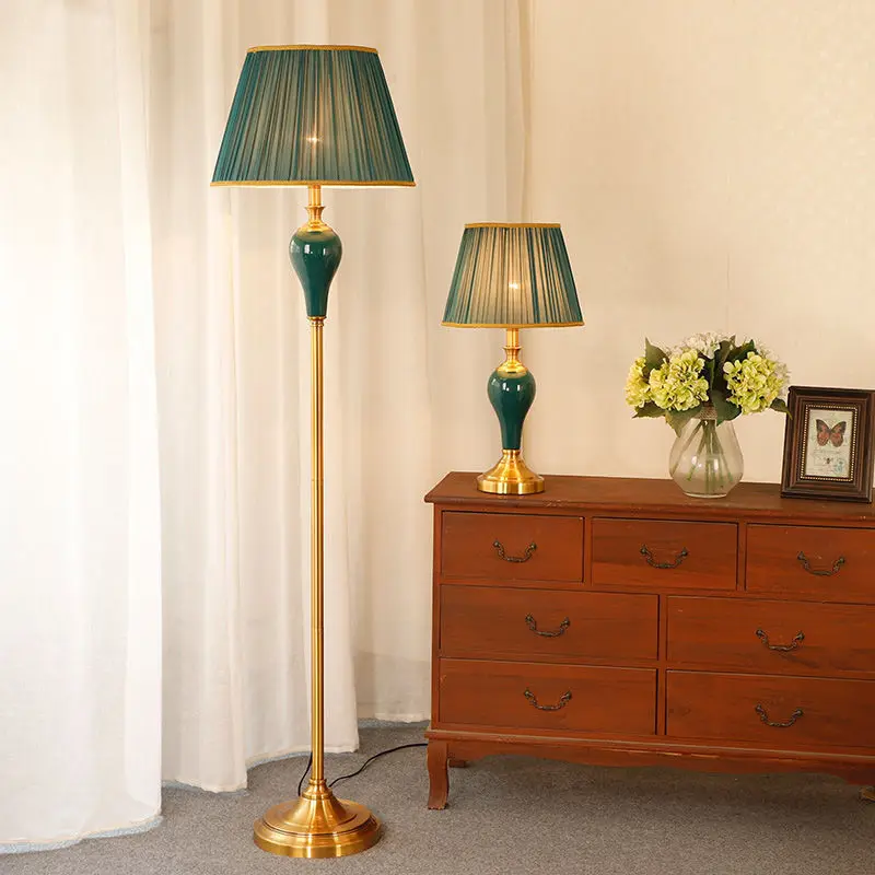 SOFEINA Modern Ceramic Floor Lamp Creative American Simple Standing Lights LED Decor For Home Living Room Bedroom Study