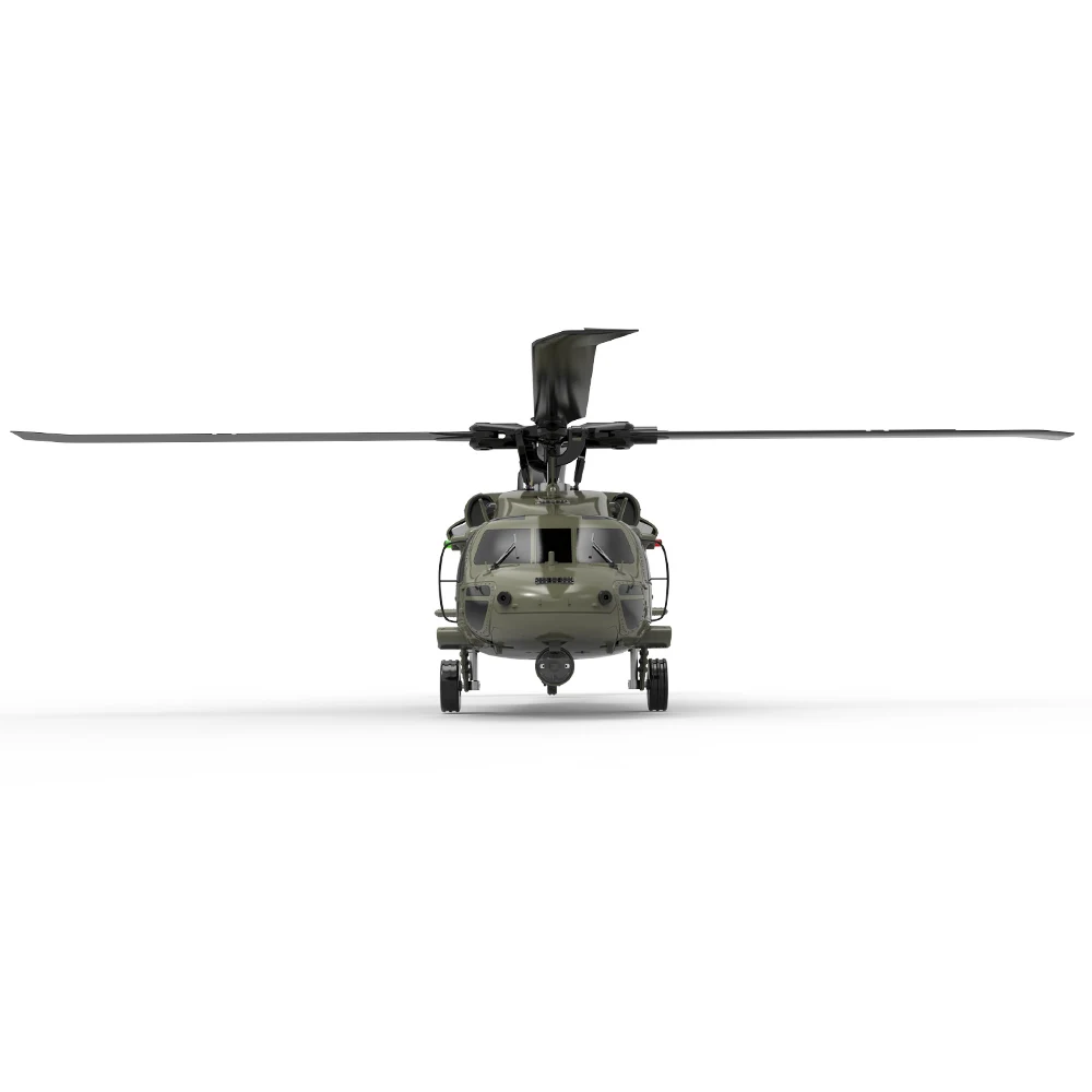 YXZNRC F09 RC Helicopter 1:47 Scale UH60 Black Hawk 6CH 3D Flybarless Direct Drive Dual Brushless With Transmitter RTF/BNF