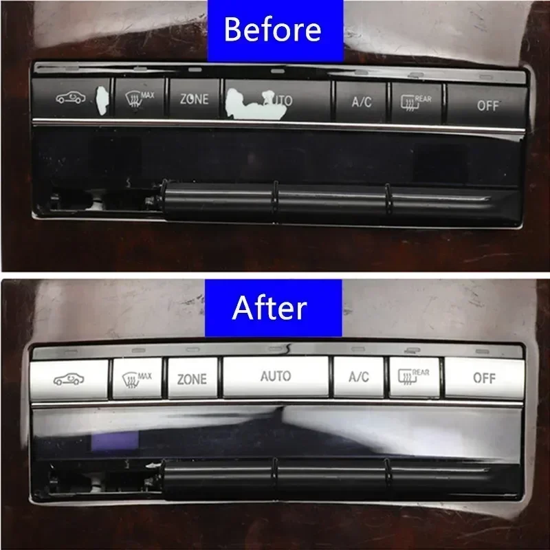 

Center Console Air Conditioner Buttons Sequins Decoration Cover Trim For Mercedes Benz W212 C207 E Class Coupe 2009-2015