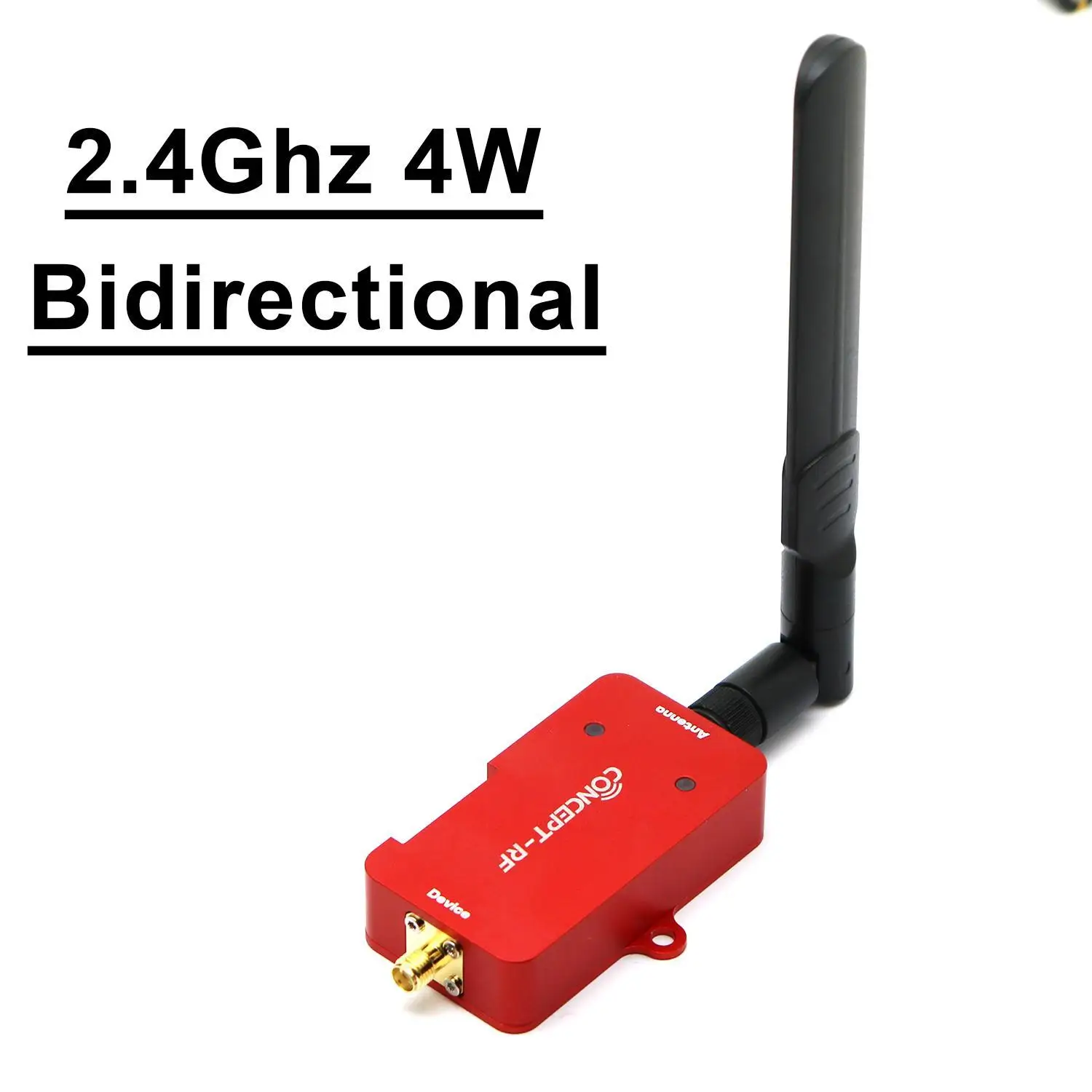Amplificador de señal bidireccional 2.4Ghz 4W para 2.4G WiFi Sma RF señal RC Drone transmisión de imagen receptor / transmisor Power Amp