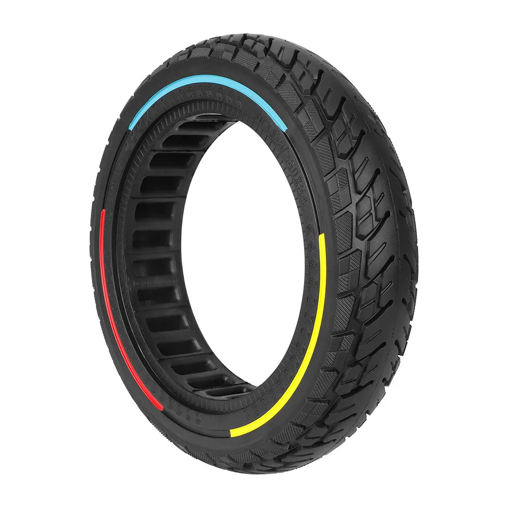 1 Pcs ULIP10 * 2.125/250 * 54 Tri Color Rubber Off Road Solid Tire No. 9 F20F25F30F40 Explosion Proof Solid Tire