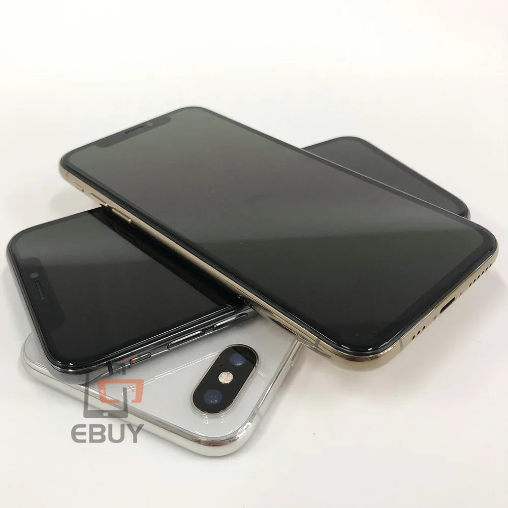 هاتف Apple iPhone XS 4G LTE الأصلي المحمول 5.8 بوصة 4 جيجابايت رام 64/256 جيجابايت روم هيكسا كور 12 ميجابكسل معرف الوجه الذكي