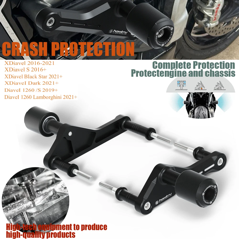 

Motorcycle Sliders Crash Protector for Ducati XDiavel / S / Dark / Black Star 2016-2021 Dumping protection