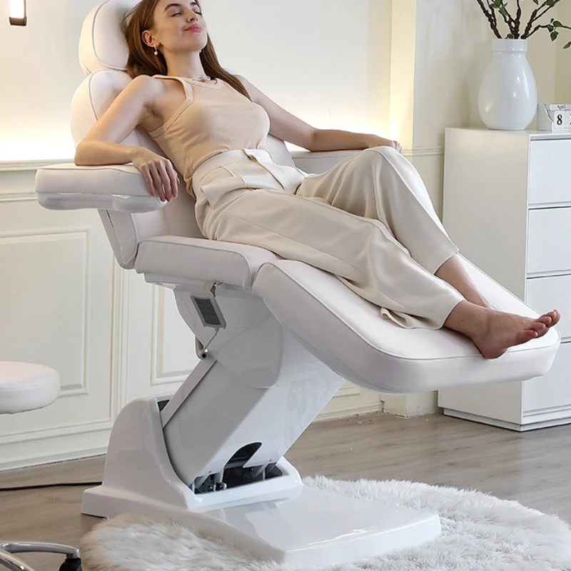 

Разминающая массажная кровать для лица, чистка ушей, красота, многофункциональная комфортная массажная кровать для педикюра, мебель из искусственной кожи, Massagetafel MHAMC