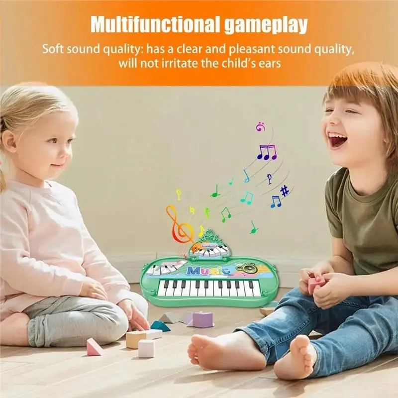 BEDW-Electronic Musical Instrument Piano Toy 13 Key For Boys Girls Multifunctional Learning Toy Keyboard