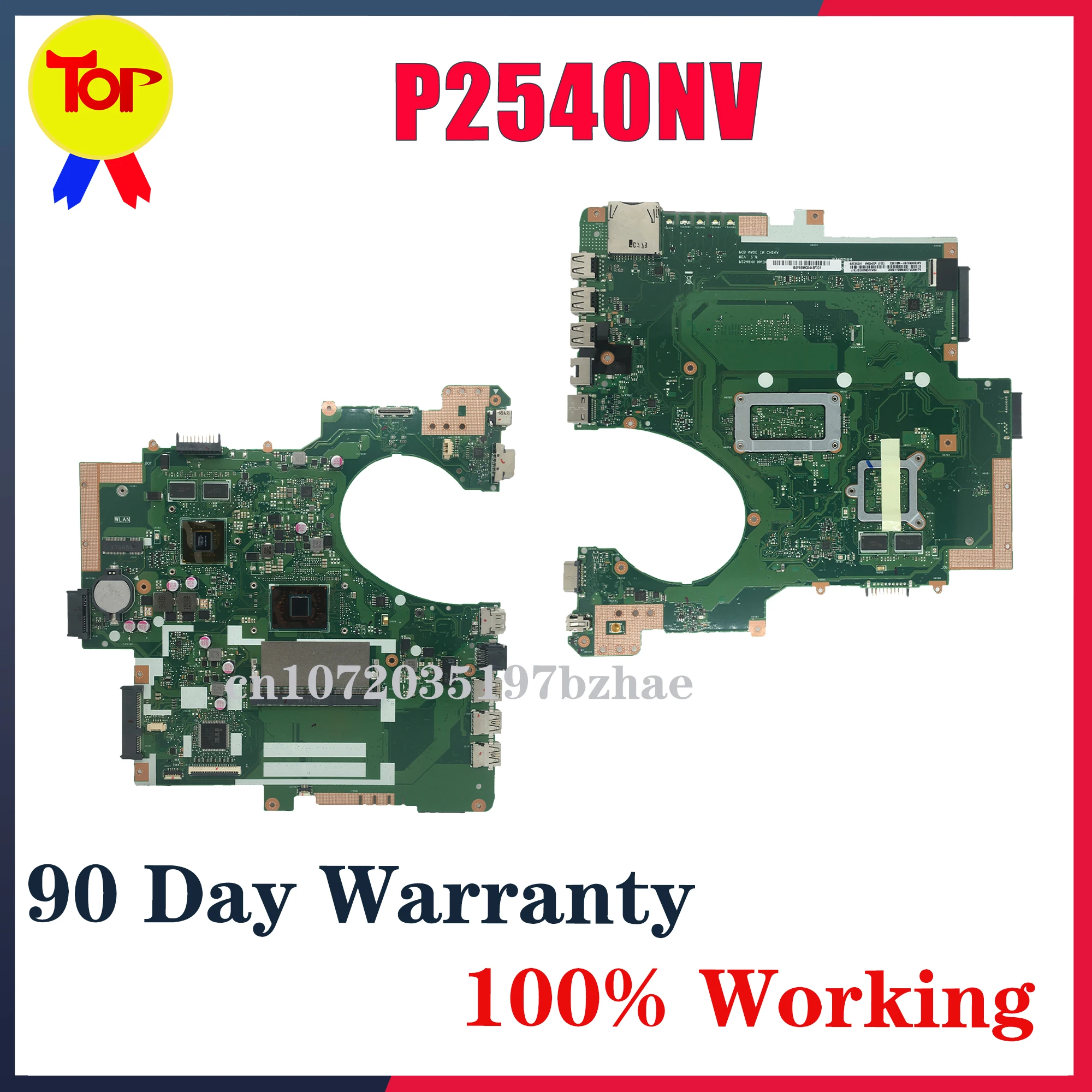 Placa base para ordenador portátil ASUS P2540N P2540NV PRO P2540NVM P2540 N3350 N3450 N4200 GT920M V2G, 100% probada y funcional.