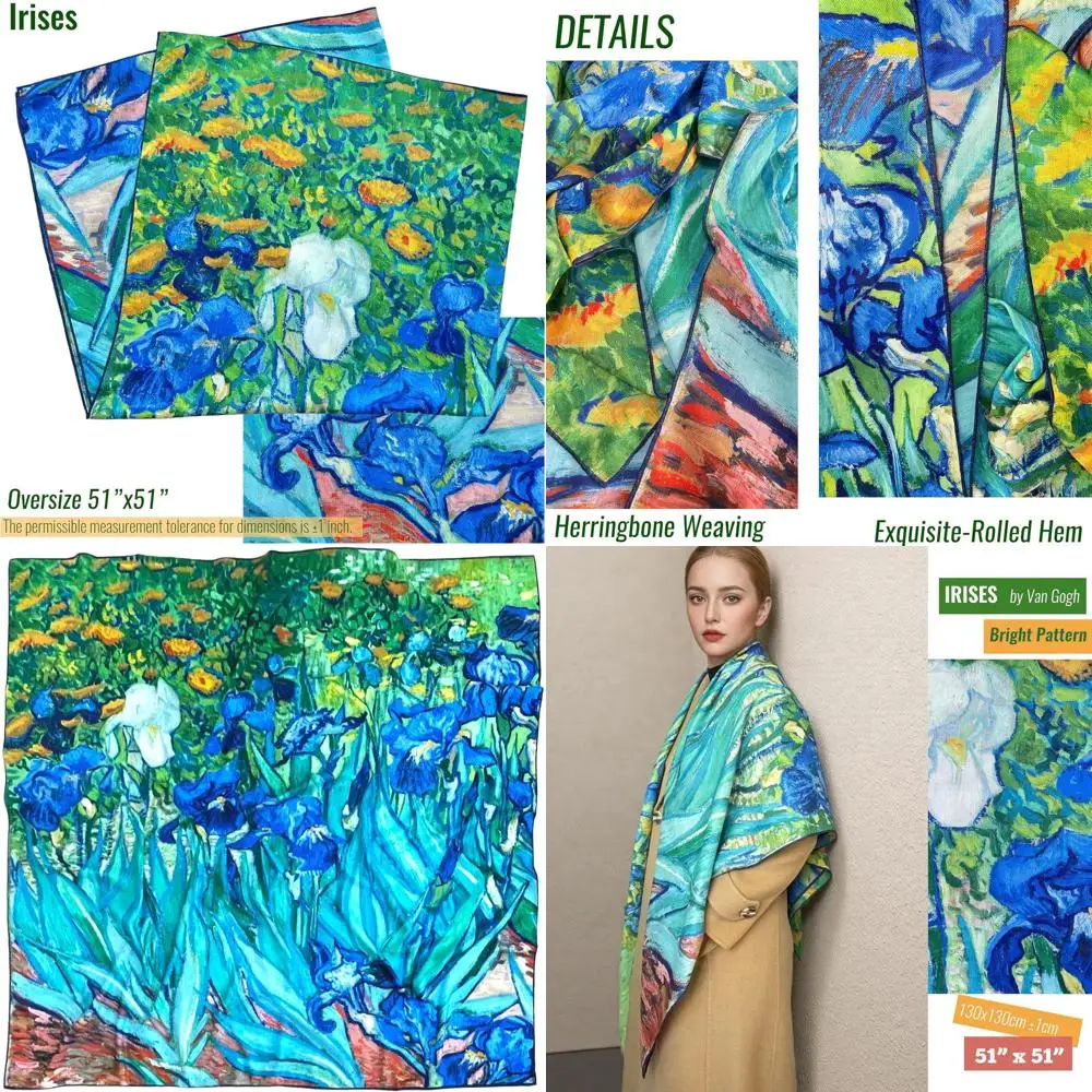 

Роскошная кашемировая мягкая шаль из пашмины, 51x51, свернутый подол, большое дорожное одеяло для женщин