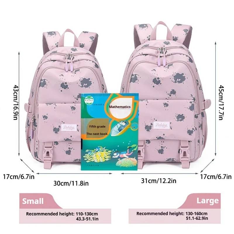 Schoolbags for elementary school boys and girls high school students with large capacity load relief backpack