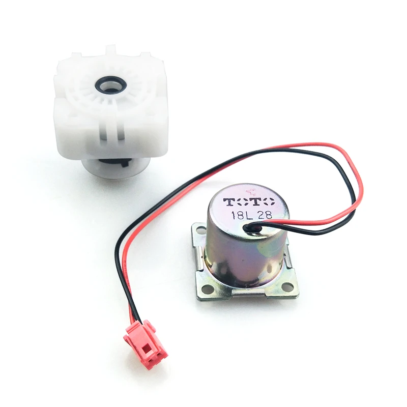 Componente de reparación de válvula solenoide de grifo automático, Compatible con varias cajas de control, voltaje de 6V, enchufe rojo, original, in