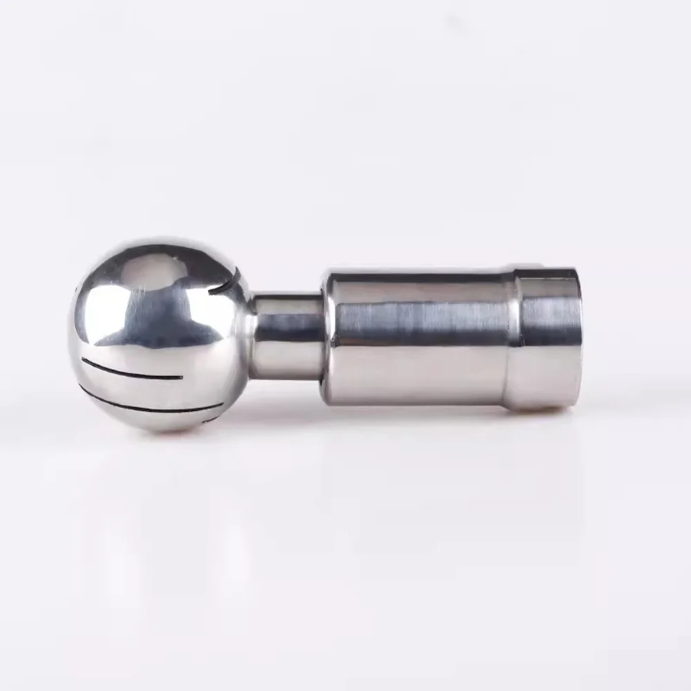 

SS304 Tri Clamp DN50 1.2" inner Thread Tank Rotating CIP Spray Ball Tri Clover Compatible Cleaning Ball,Rotating cleaning ball