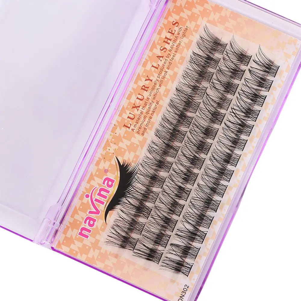 42 Cluster/doos 0,07 Dikte Valse Wimpers Natuurlijke Lange Geknoopt/Knoop Gratis Fuax Nertsenhaar C Krul Handgemaakte Oogmake-up Gereedschap
