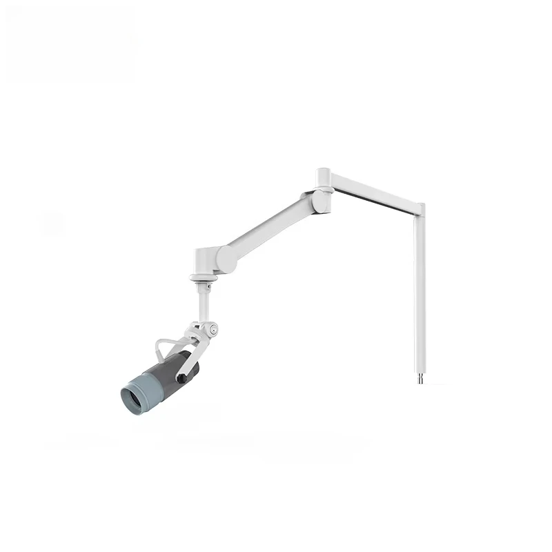 Manufacturers of hospital trolleys made of durable metal can customize double-arm industrial