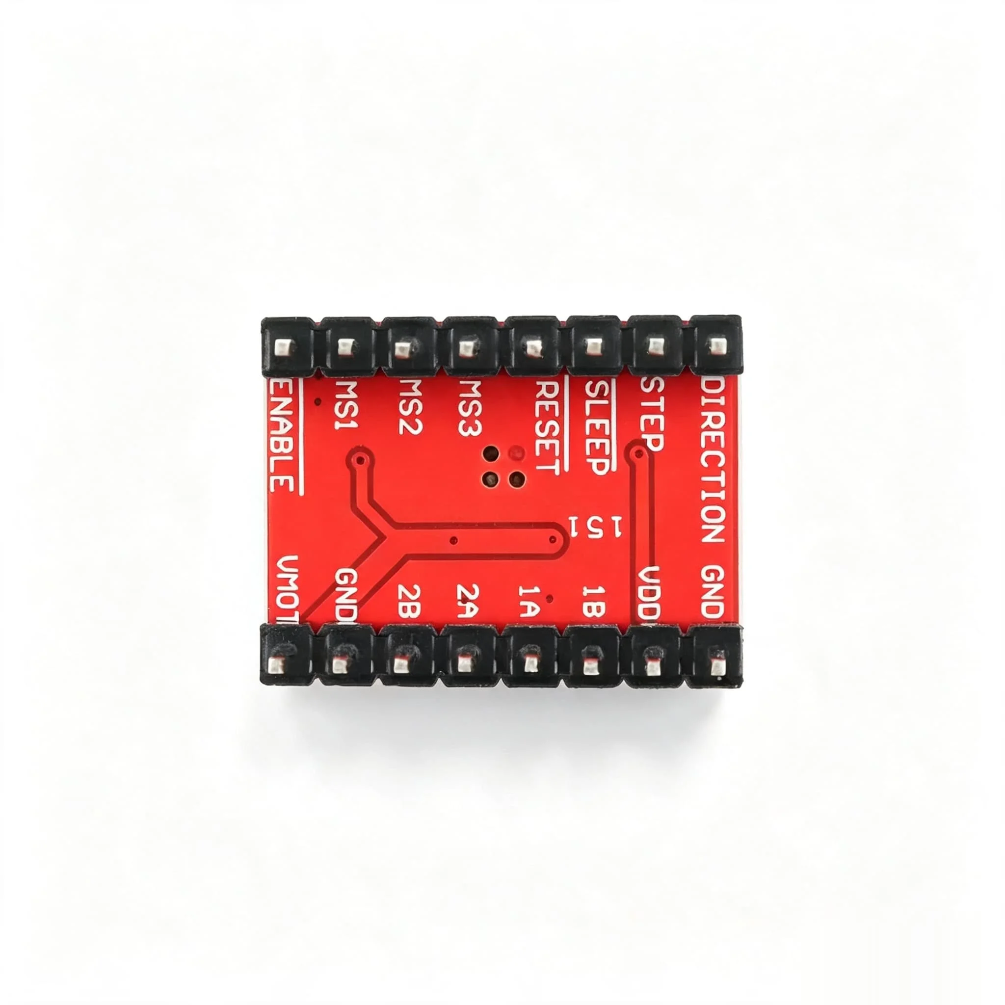 (5PCS) A4988 Step Stick Stepper Driver + Heat Sink Red Stepper Motor Driver For Reprap 3D Printer Parts With Heatsink Accessorie