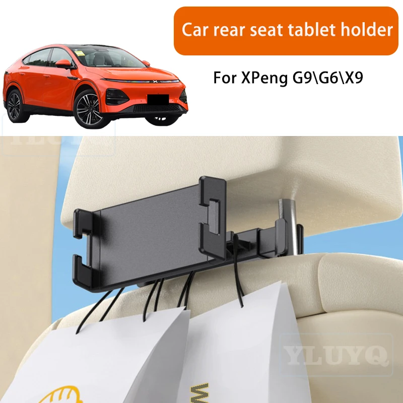 

For Xpeng P7 X9 G9 G6 Car Tablet Holder Rear Seat Phone Mount Rotatable Car-Specific Modification Accessory