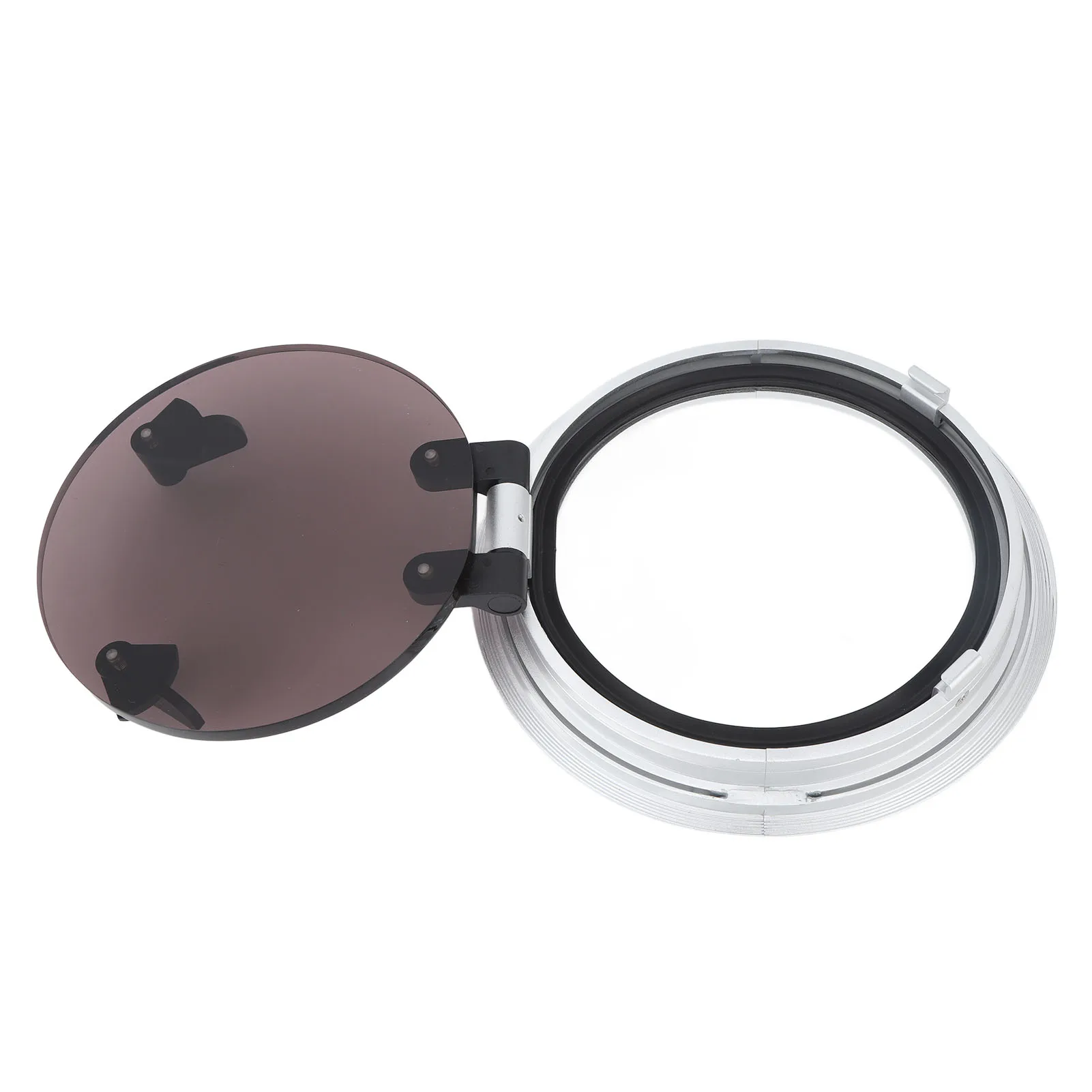 Yacht Porthole 9 Inches Round Marine Grade Aluminum Porthole Inward Opening Boat Transparent Window