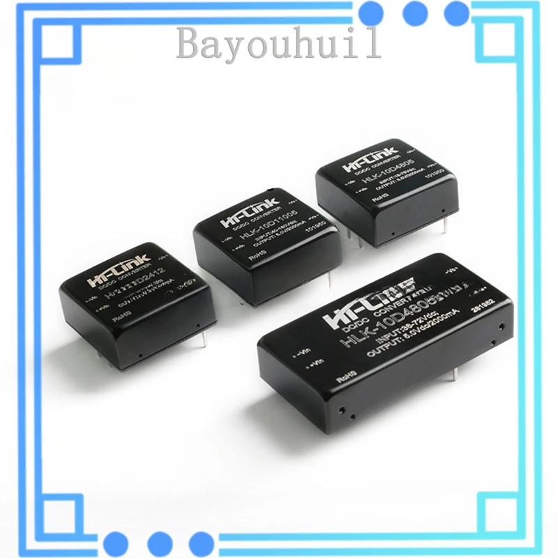 10PCS Original Disk Genuine HLK-10D1205/12 10D2412/24 10W DC-DC Isolated Power Module