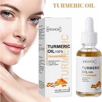 Sérum pour le visage au curcuma, rétrécit les pores, Essence réparatrice, mélanine, éclaircissant, hydratant, nourrissant, huile de cur-cumin, estompe les taches foncées, soins pour la peau 2