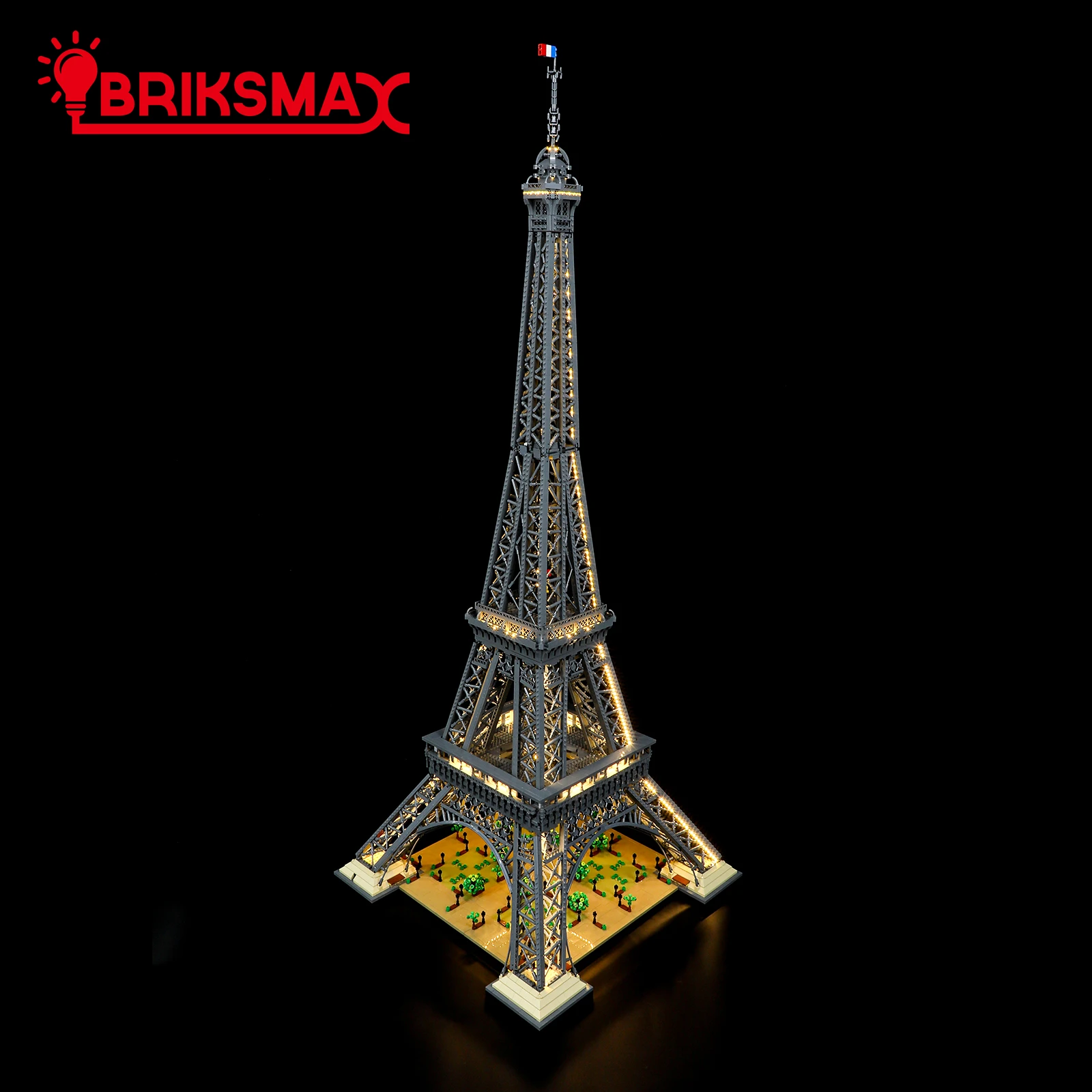 BriksMax LED Light Kit for 10307 Eiffel Tower Building Blocks Set (NOT Include Model) Toys for Children