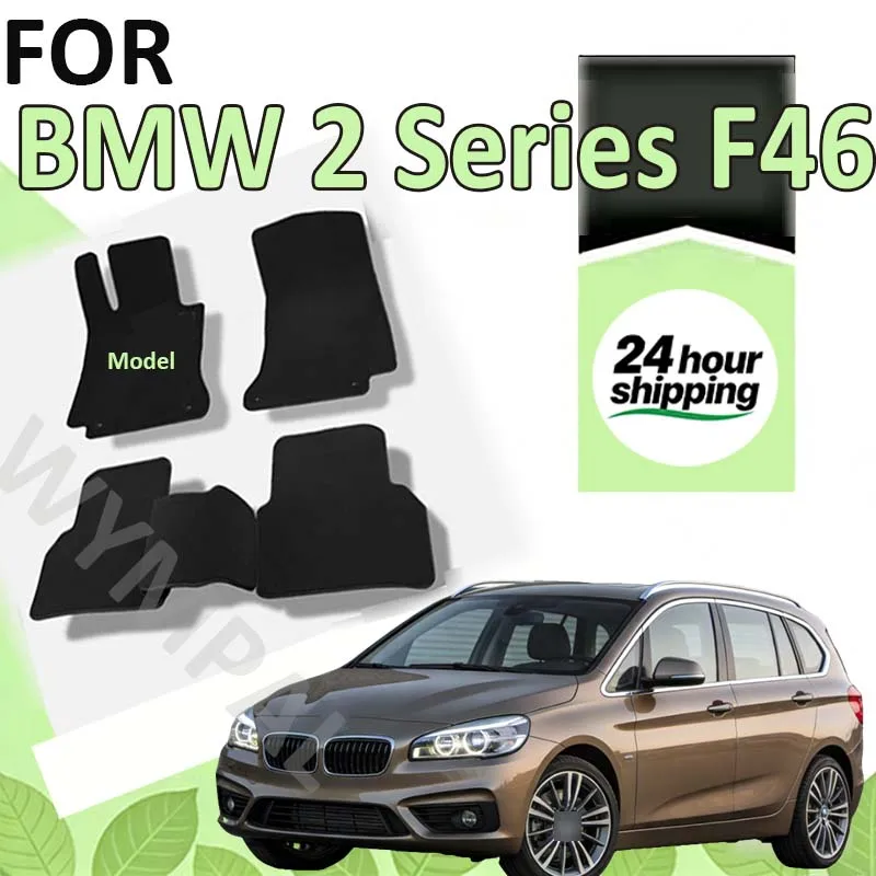 

Нейлоновые замшевые коврики для BMW 2 серии F46 Gran Tourer 2015~2021, автомобильные коврики-накладки, покрытие для пола, аксессуары для автомобиля