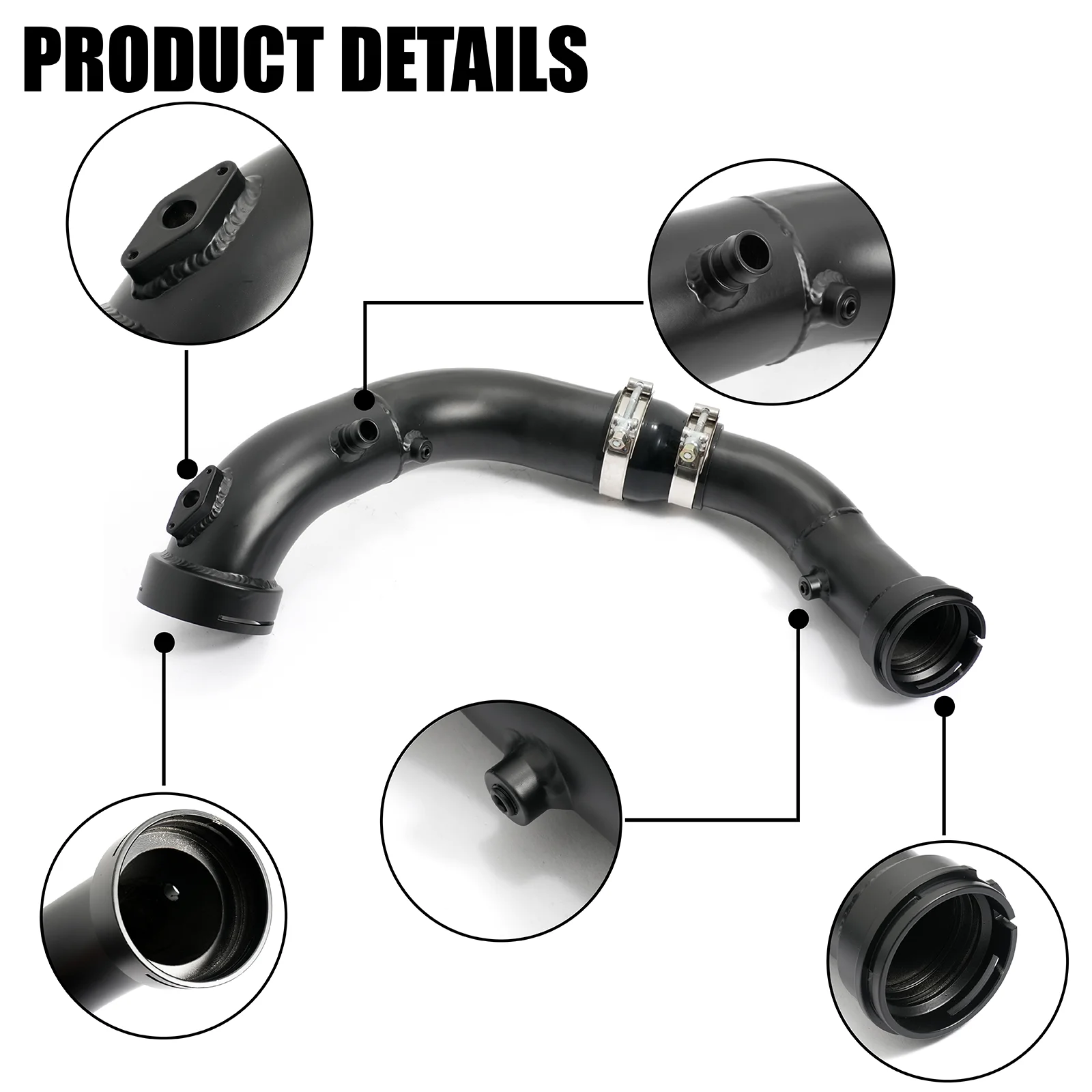 

Aluminum Air Intake Turbo Charge Pipe for BMW N55 M135i N55 M235i 2012-2016