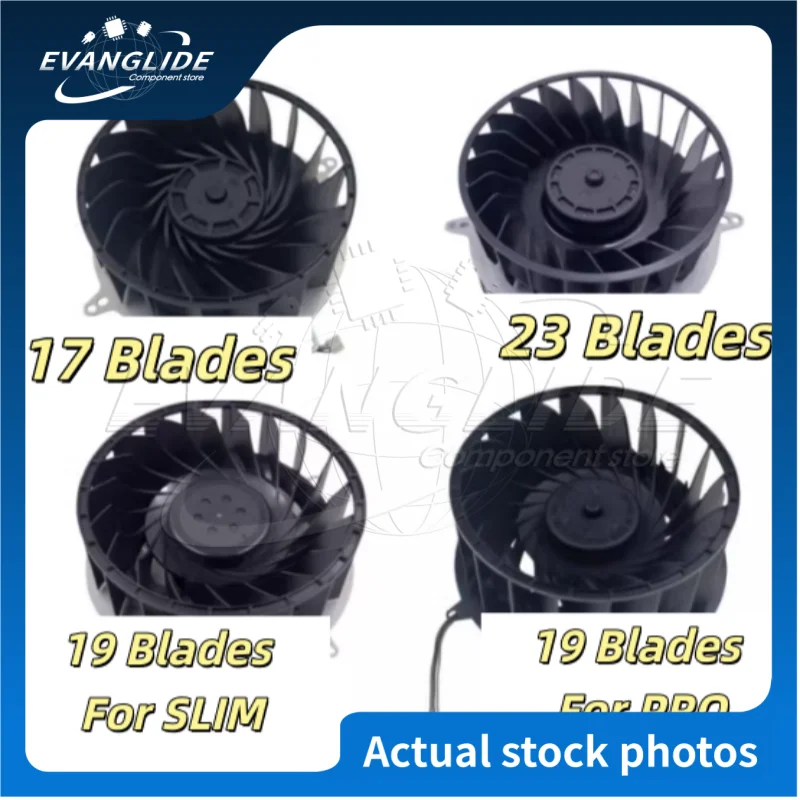 1 PCS 17/19/23 Blade Fan For PS5 Low-frequency noise solution Fan replacement G12L12MS1AH-56J14/12047GA-12M-WB-01