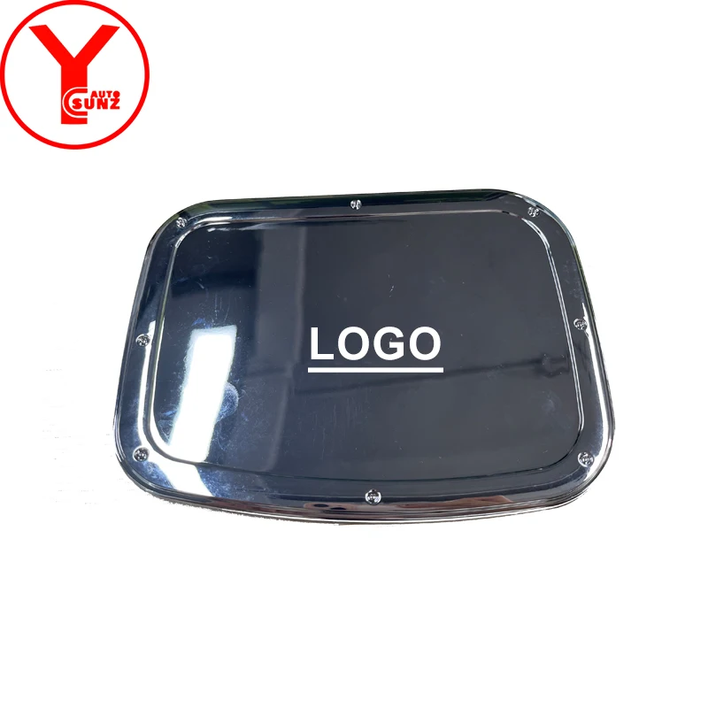 ABS Fuel Tank Cover Sticker For Toyota Corolla 2014 2015 2016 2017 ALTIS E170 Chrome Styling For Toyota Corolla 2015 Accessories