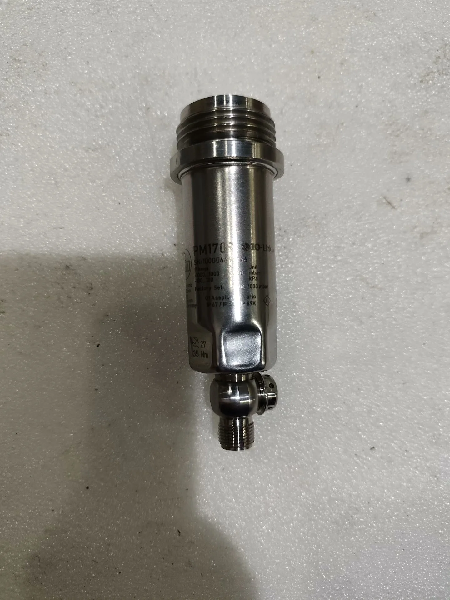Disassemble IFM Yifumen, One Pressure Sensor PM1709 Is In Stock, And The Actual Product Is In Stock.