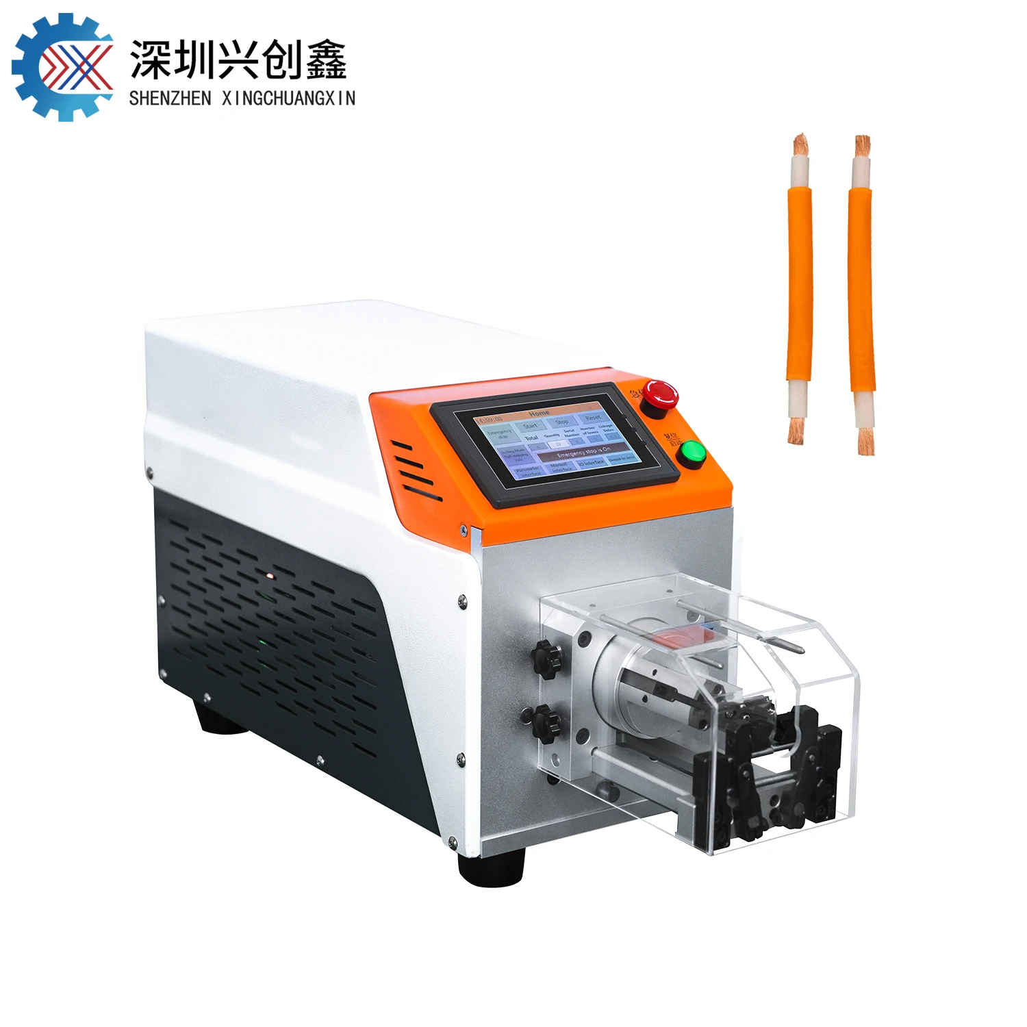 Multi-layer Coaxial Wire Stripper  Machine Rotary Blade Cut Coaxial Cable Stripping Machine