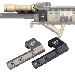 Night Hunting Light Offset Mount for Surefire M300 M600 M300V Tactical Scout Weapon Flashlight on 20mm Picatinny Rail