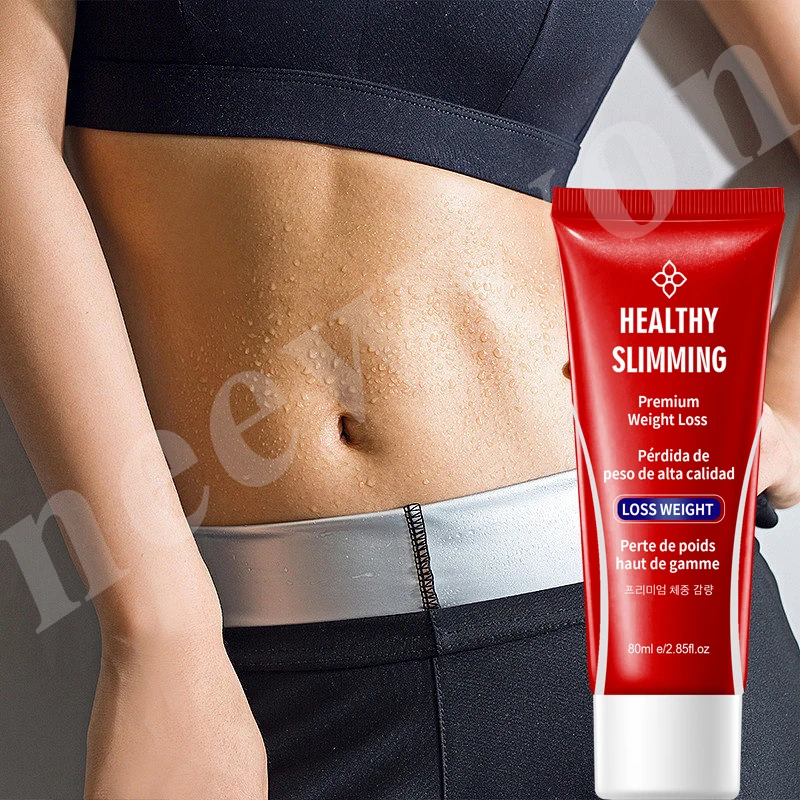 Weight Loss Fast Hot Fat Burner Sweat Slimming Cream for Belly Waist and Thighs Abdomen Buttocks Firming Cream Goodbye Cellulite