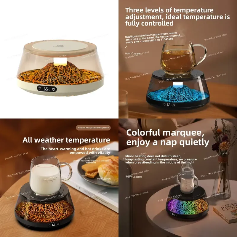 New warm coaster, coffee heating mat, smart, home, office, thermostatic coaster