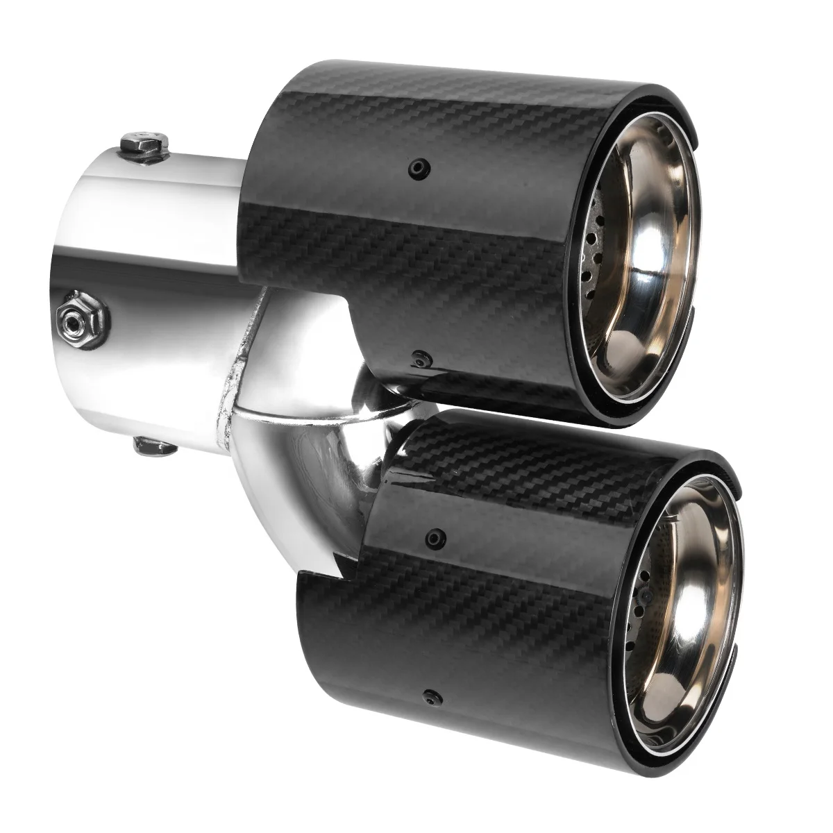 

ForSpecific Tailpipe For M240/M340/M440i Carbon Fiber Muffler With Mirror Polished Finish And 1.5mm Steel Sheet Thickness