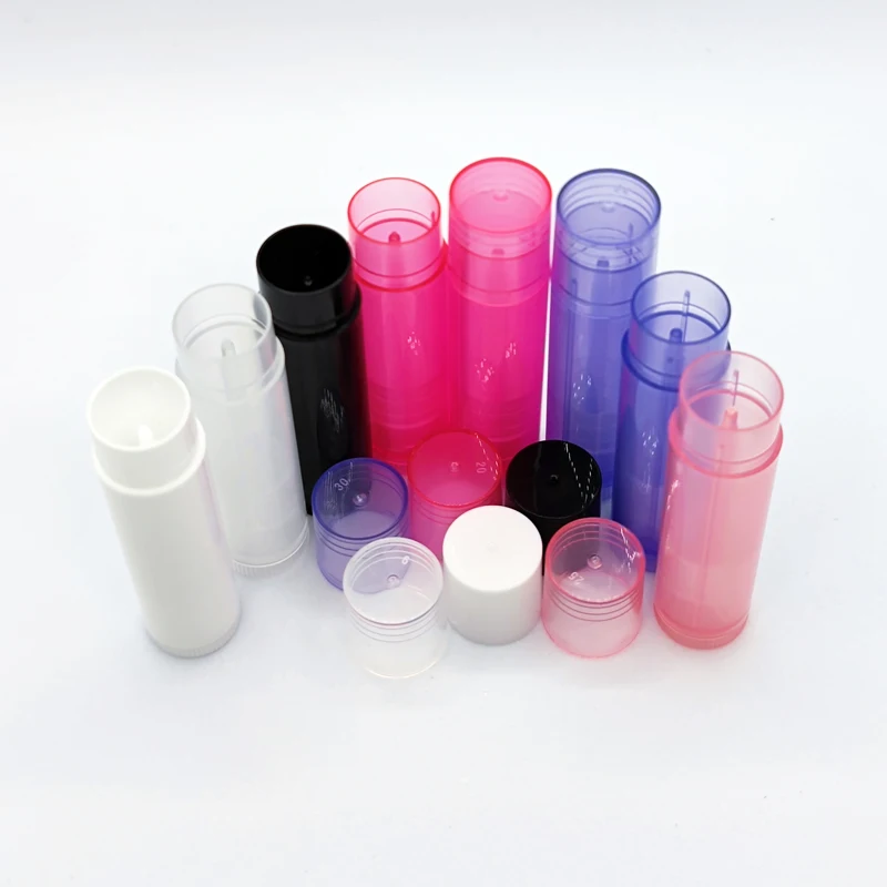 30pcs 5ml Empty Lip Gloss Tubes Empty Cosmetic Containers Lipstick Jars Balm Tube Cap Container Refillable Travel Makeup Tool