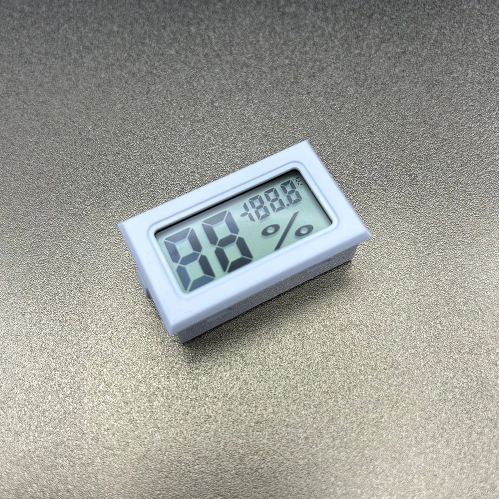 3D Printer Parts Dry Box Hygrometer With/without Battery, the battery model number for the hygrometer is: LR44BUTTONCELL