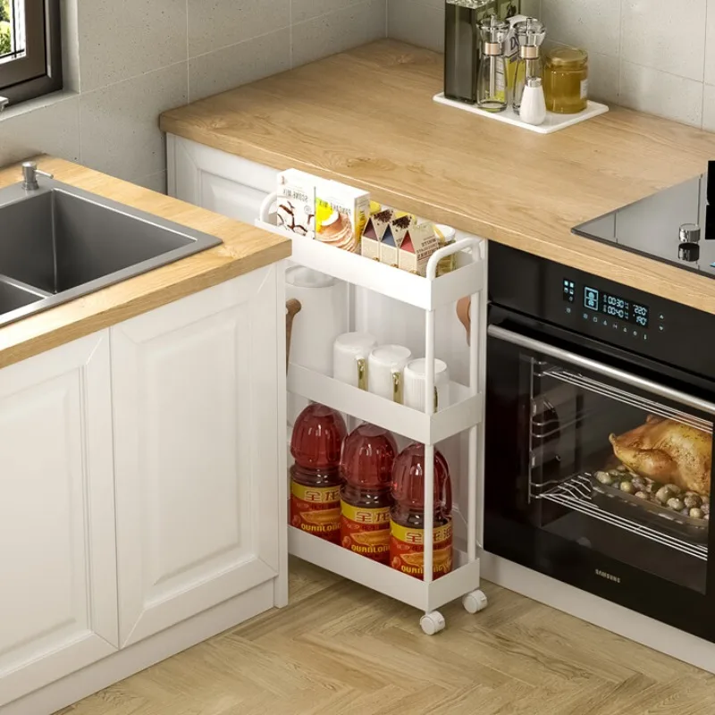 رف شق المطبخ المطلي بالطلاء المعدني من الفولاذ الكربوني