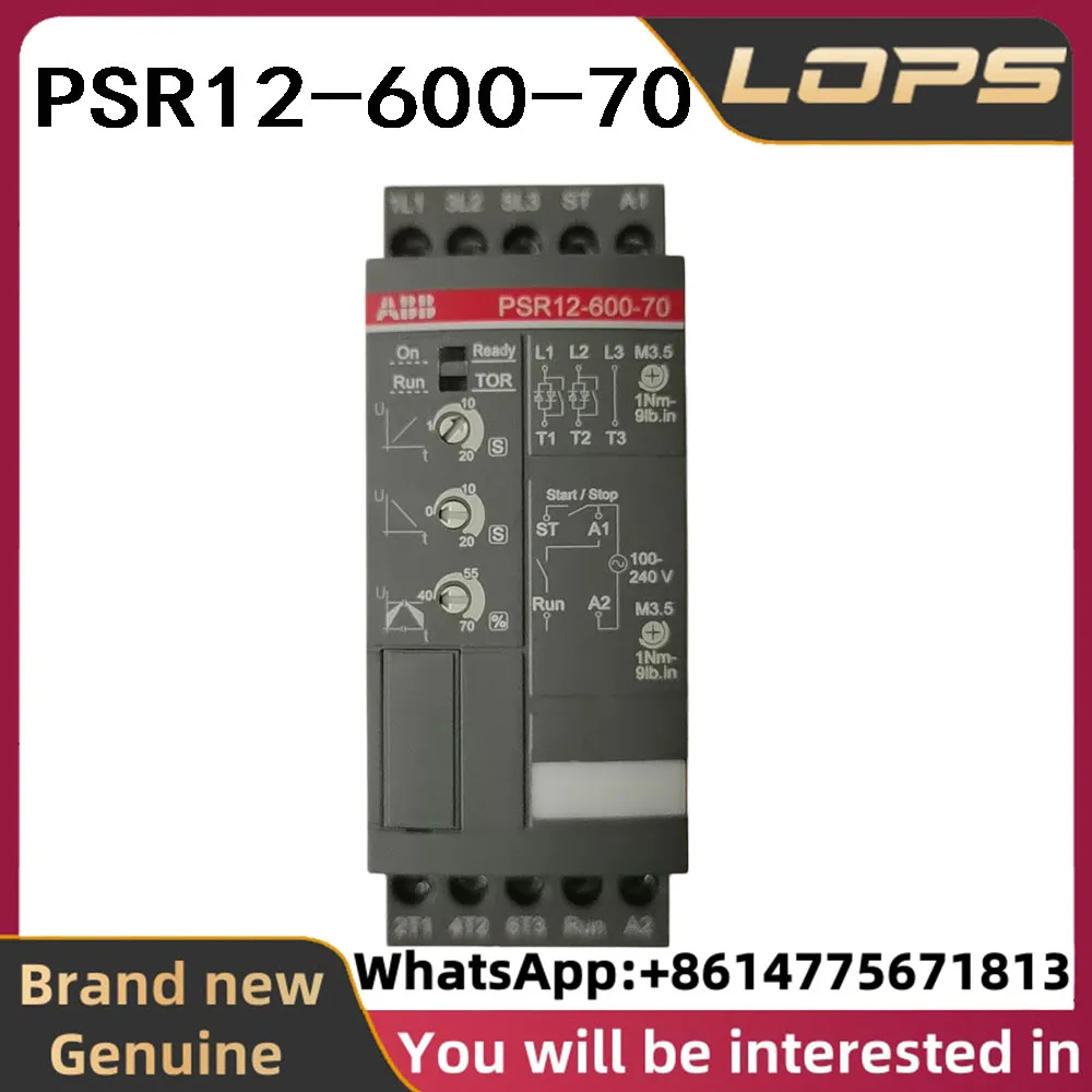 PSR12-600-70 ABB Power 5.5Kw 1SFA896106R7000 Soft Starter, In stock，welcome consult