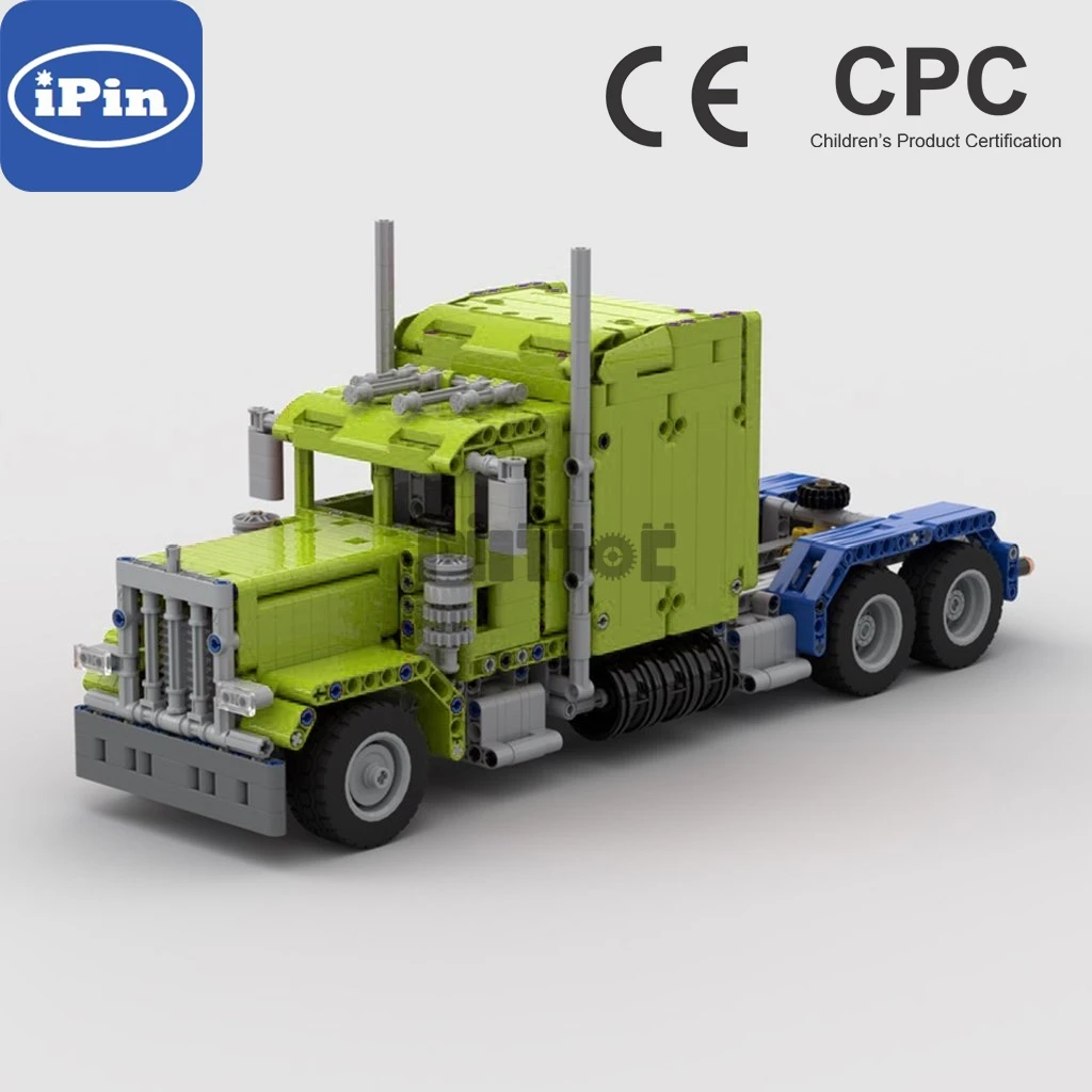 

Moc-24330 Peter bilt 379 truck static version 845pcs electronic description splicing building block technology assembly