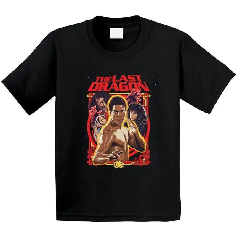 Camiseta divertida y divertida para niños, película de acción Retro de los años 80 de las artes marciales del último dragón