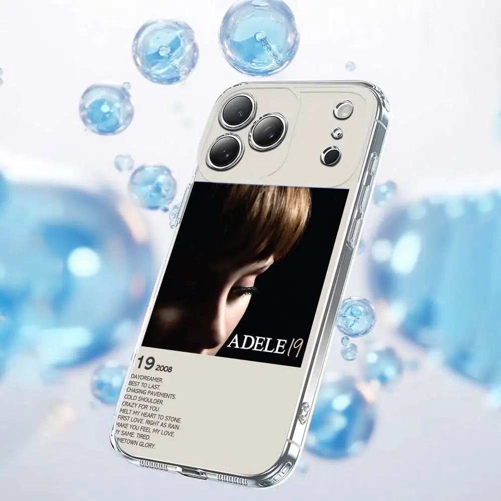 A-Adele 25 21 19 30 1988 حافظة هاتف لهاتف آيفون 14,11,15,17,13,12,16,Plus,Pro,Max,Plus,E,Air,غطاء شفاف صغير #2