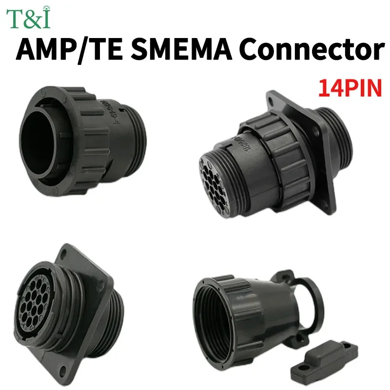 1 Set 14Pin AMP/TE SMEMA Type 182649-1 206043-1 Auto Sensor Plug Connector for Car,14P Plug with Pin Teminal