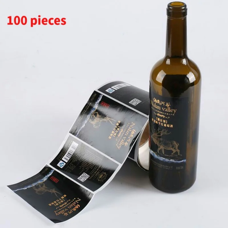 

10 0.Zhang.Custom.Private Printing Custom Bottle PVC Shrink Sleeve Label Aluminum Sticker Label