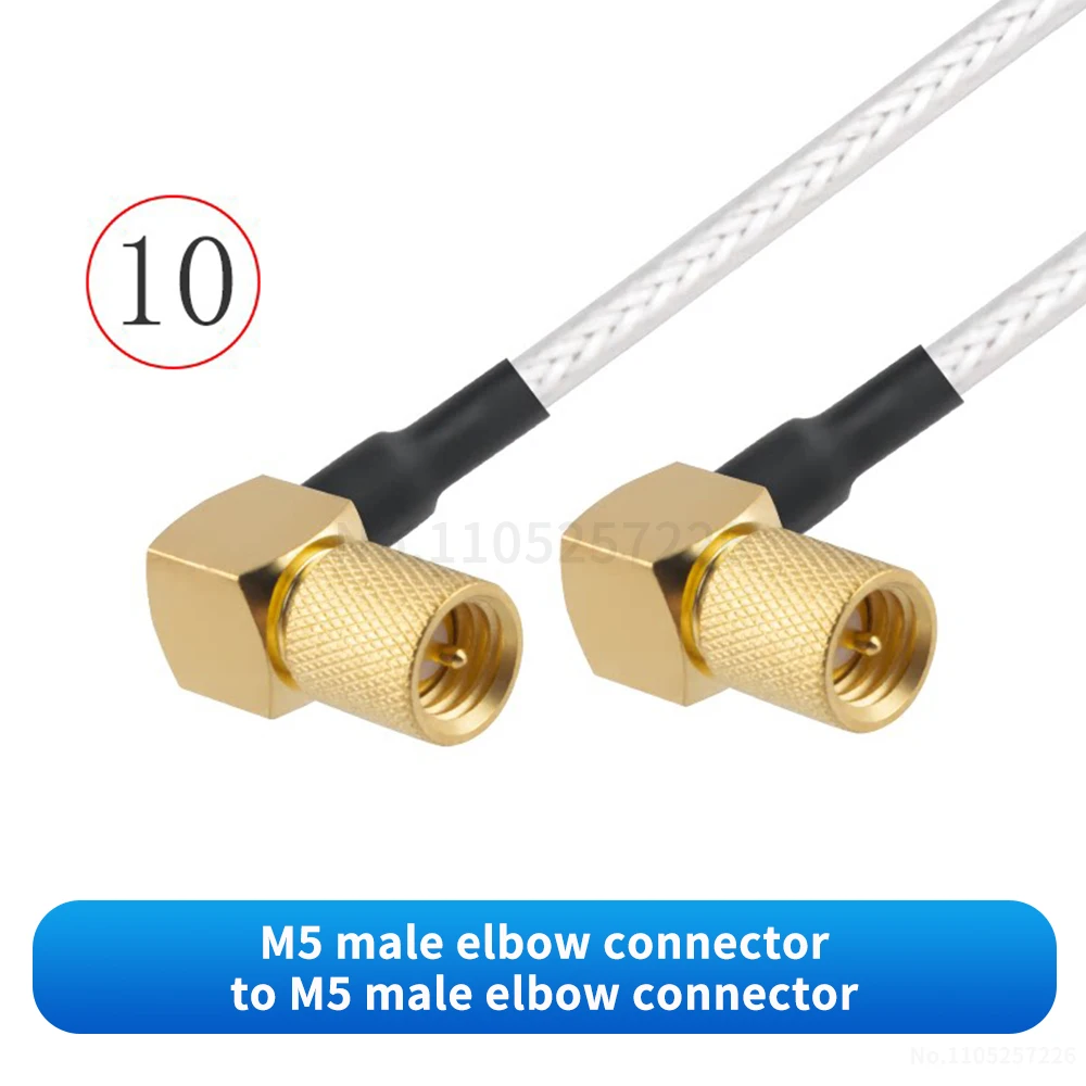 M5 to M5 male to female connector (RG316 coaxial RF adapter cable) M5 to M5 antenna signal extension cable (1 pcs)