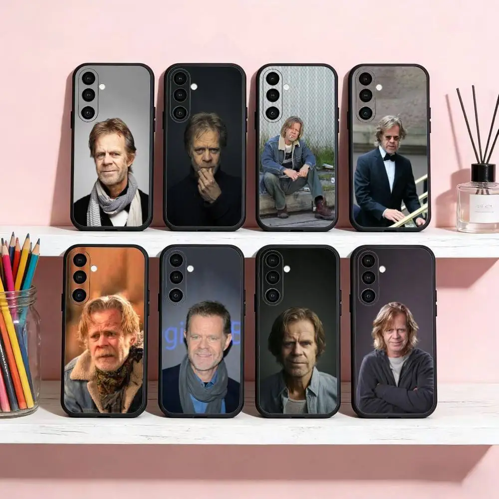 

W-William H. M-Macy Phone Case For Samsung Galaxy A20,21s,22,31,32,52,53,72,73,80,91 Soft Black Shell