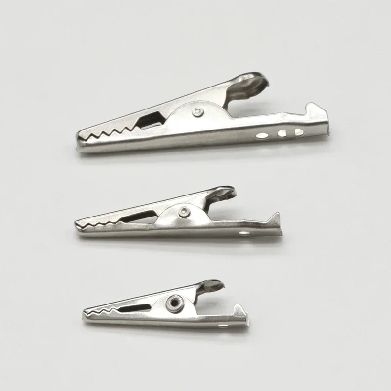 Car Auto Battery 28 35 45mm Metal Alligator Clip G98 Crocodile Electrical Clamps Testing Probe Meter Black Red with Plastic Boot