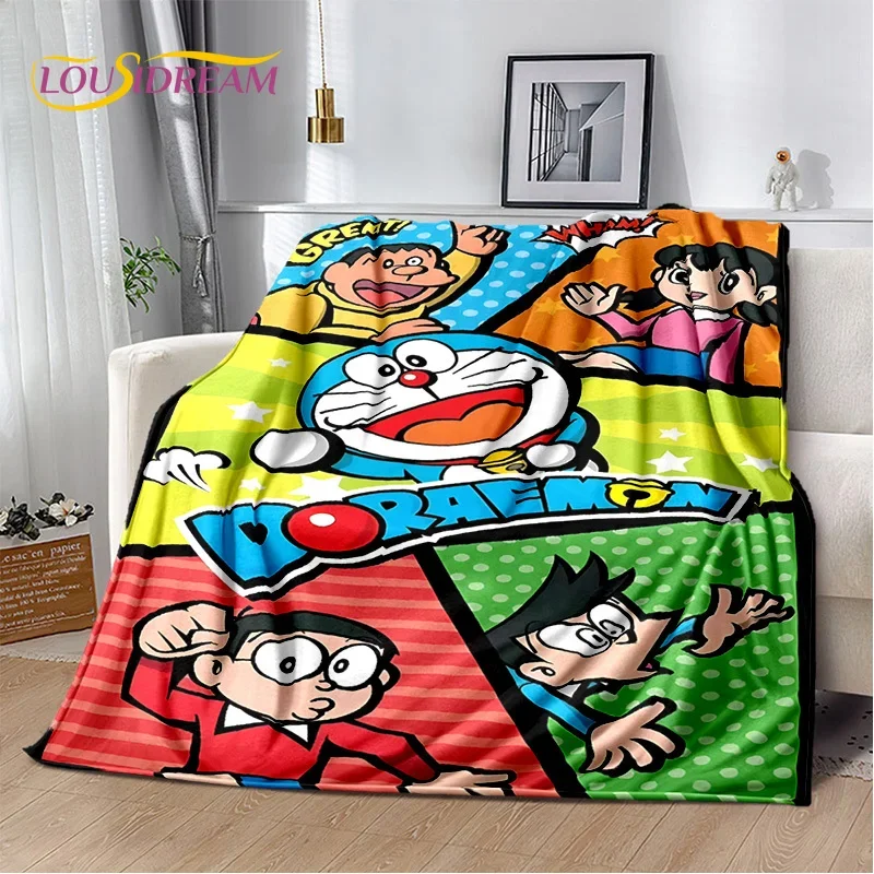 Cartoon Dream D-Doramon Soft Plush Blanket,Flannel Blanket Throw Blanket for Living Room Bedroom Bed Sofa Picnic Cover Kid Gift