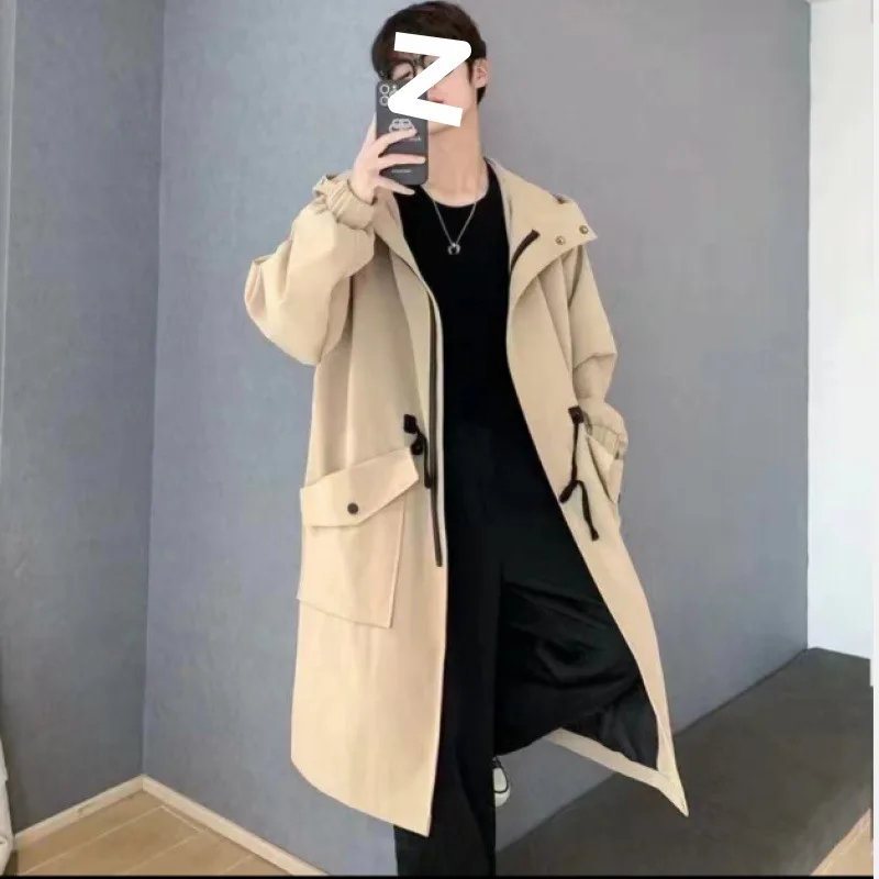 

Мужской тренч Y2K с карманами, средней длины, летний, ветрозащитный, вельветовый, для косплея, в стиле Bench Vampiric English, с эффектом драпировки, вощеный, Ice Reviews