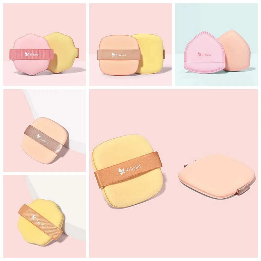 Beauty Tools Makeup Puff Hydrophilic Polyurethane Cosmetic Accessories Face Makeup Tools Pink Yellow Face Makeup