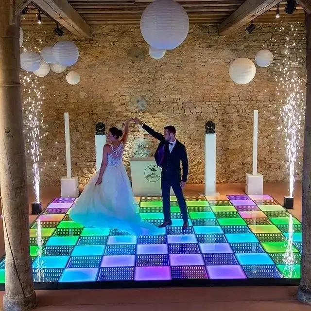 Infinity Mirror 3d Led Dance Floor for DJ Stage Disco Event Wedding Club Decorations
