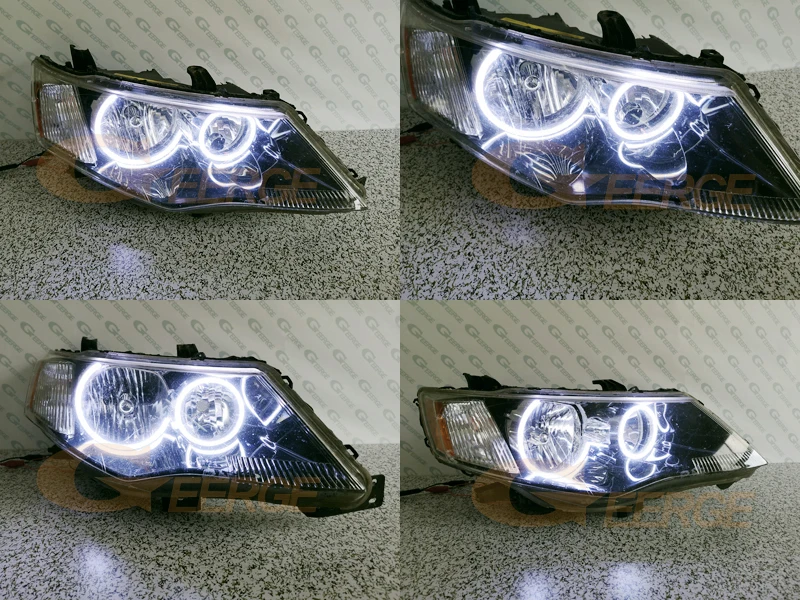 Geerge For Mitsubishi Outlander II 2006 2007 2008 2009 2010 2011 2012 Excellent Ultra Bright COB Led Angel Eyes Kit Halo Rings